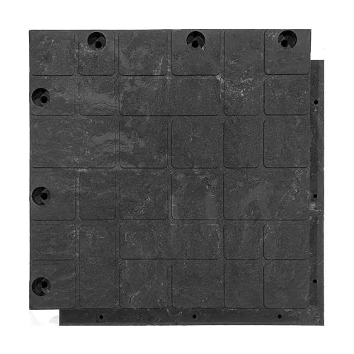 Polymer-sanded paving slabs, black from Russia