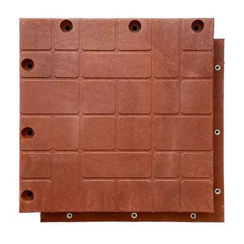 Polymer-sanded road tiles